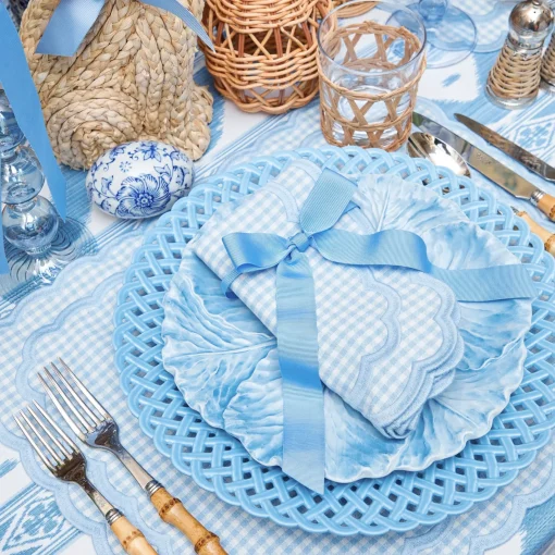 Napkin Rings & Bows<Mrs. Alice Blue Grosgrain Bow - 20cm (Set of 4)
