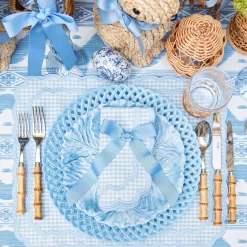Napkin Rings & Bows<Mrs. Alice Blue Grosgrain Bow - 20cm (Set of 4)