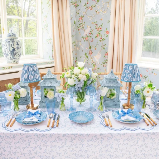 Napkin Rings & Bows<Mrs. Alice Blue Grosgrain Bow - 20cm (Set of 4)