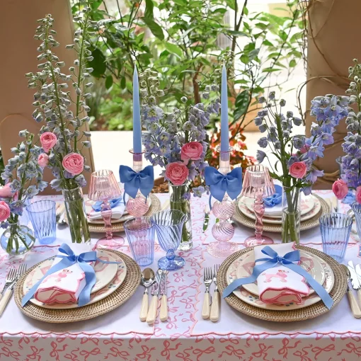 Napkin Rings & Bows<Mrs. Alice Blue Grosgrain Bow - 20cm (Set of 4)