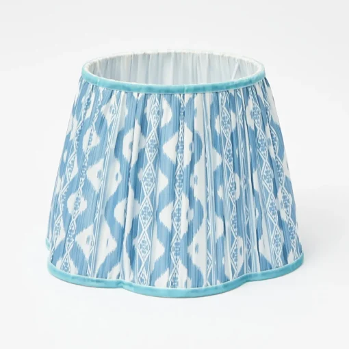 Lampshades<Mrs. Alice Blue Ikat Lampshade (30cm)