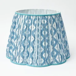 Lampshades<Mrs. Alice Blue Ikat Lampshade (40cm)