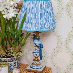 Lampshades<Mrs. Alice Blue Ikat Lampshade (30cm)