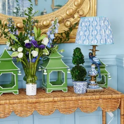 Lampshades<Mrs. Alice Blue Ikat Lampshade (30cm)