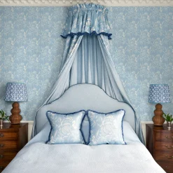 Lampshades<Mrs. Alice Blue Ikat Lampshade (40cm)