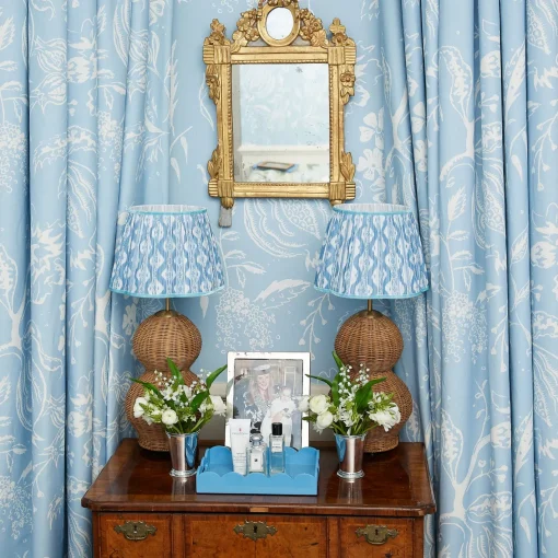 Lampshades<Mrs. Alice Blue Ikat Lampshade (30cm)