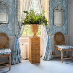 Cushions<Mrs. Alice Blue Ikat Seat Pad Cushion