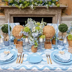 Tablecloths | For Her<Mrs. Alice Blue Ikat Tablecloth