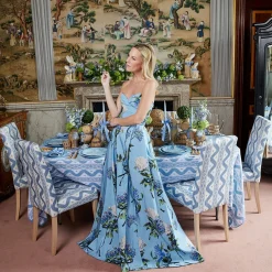 Tablecloths | For Her<Mrs. Alice Blue Ikat Tablecloth