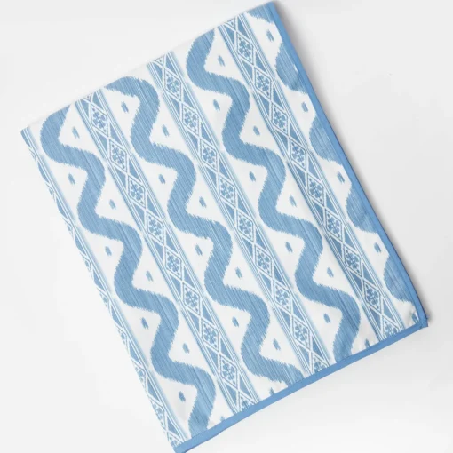 Tablecloths | For Her<Mrs. Alice Blue Ikat Tablecloth