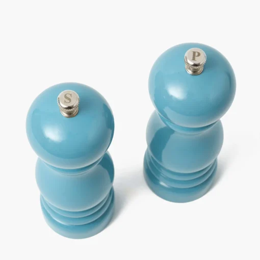 Summer Crockery | Crockery Sets<Mrs. Alice Blue Lacquer Salt & Pepper Set