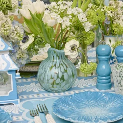 Summer Crockery | Crockery Sets<Mrs. Alice Blue Lacquer Salt & Pepper Set