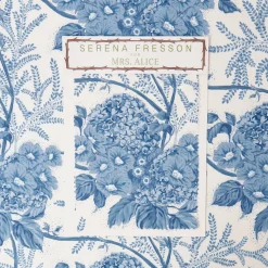 Serena Fresson Fabrics<Mrs. Alice Blue Lady Isabella's Garden Fabric
