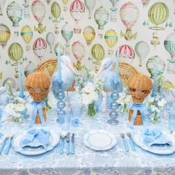 Starter Plates | Crockery Sets<Mrs. Alice Blue Melamine Bamboo Starter Plates (Set of 4)