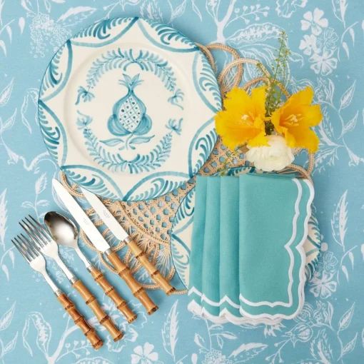 Dinner Plates | Crockery Sets<Mrs. Alice Blue Melograno Dinner Plates (Set of 4)
