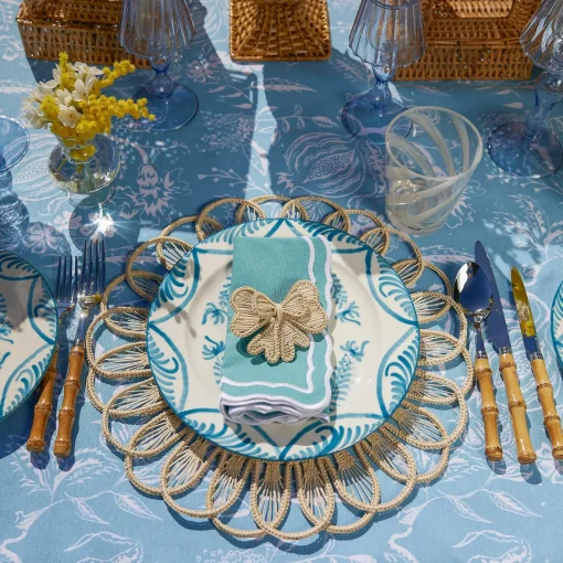 Dinner Plates | Crockery Sets<Mrs. Alice Blue Melograno Dinner Plates (Set of 4)