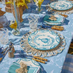 Dinner Plates | Crockery Sets<Mrs. Alice Blue Melograno Dinner Plates (Set of 4)
