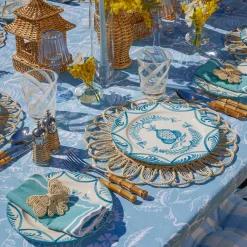 Dinner Plates | Crockery Sets<Mrs. Alice Blue Melograno Dinner Plates (Set of 4)
