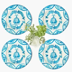 Starter Plates | Crockery Sets<Mrs. Alice Blue Melograno Starter Plates (Set of 4)