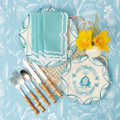 Starter Plates | Crockery Sets<Mrs. Alice Blue Melograno Starter Plates (Set of 4)