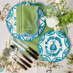 Starter Plates | Crockery Sets<Mrs. Alice Blue Melograno Starter Plates (Set of 4)