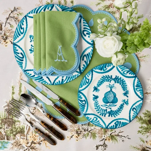 Starter Plates | Crockery Sets<Mrs. Alice Blue Melograno Starter Plates (Set of 4)