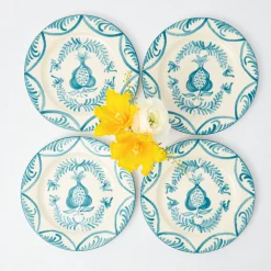 Starter Plates | Crockery Sets<Mrs. Alice Blue Melograno Starter Plates (Set of 4)
