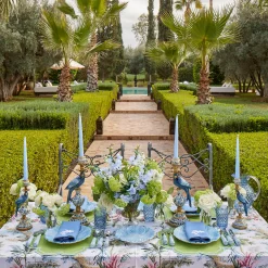 Summer Candleware | Candles<Mrs. Alice Blue Parrot Candle Holder Set