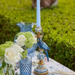 Summer Candleware | Candles<Mrs. Alice Blue Parrot Candle Holder Set