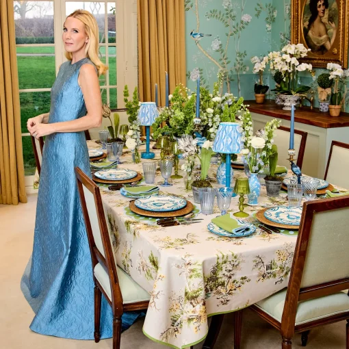 Summer Candleware | Candles<Mrs. Alice Blue Parrot Candle Holder Set