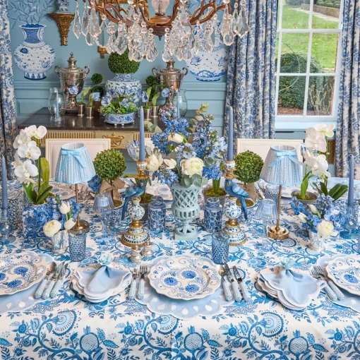 Summer Candleware | Candles<Mrs. Alice Blue Parrot Candle Set (Dusty Blue)
