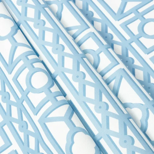 Serena Fresson Fabrics<Mrs. Alice Blue Pavilion Fabric