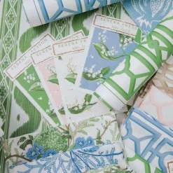 Serena Fresson Fabrics<Mrs. Alice Blue Pavilion Fabric