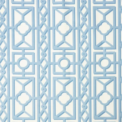 Serena Fresson Fabrics<Mrs. Alice Blue Pavilion Fabric
