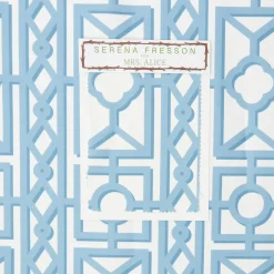 Serena Fresson Fabrics<Mrs. Alice Blue Pavilion Fabric