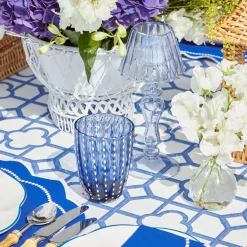 Summer Glassware | Glasses<Mrs. Alice Blue Speckle Water Glasses (Set of 6)
