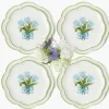 Summer Crockery | Crockery Sets<Mrs. Alice Blue Tulip Dinner & Starter Plates (Set of 8)