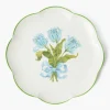 Summer Crockery | Dinner Plates<Mrs. Alice Blue Tulip Dinner Plate