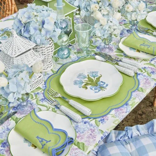 Summer Crockery | Dinner Plates<Mrs. Alice Blue Tulip Dinner Plate