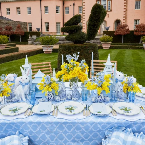 Summer Crockery | Dinner Plates<Mrs. Alice Blue Tulip Dinner Plate