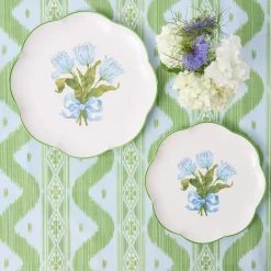 Summer Crockery | Dinner Plates<Mrs. Alice Blue Tulip Dinner Plate