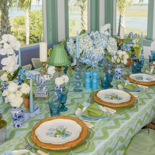 Summer Crockery | Dinner Plates<Mrs. Alice Blue Tulip Dinner Plate