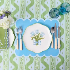 Summer Crockery | Dinner Plates<Mrs. Alice Blue Tulip Dinner Plate