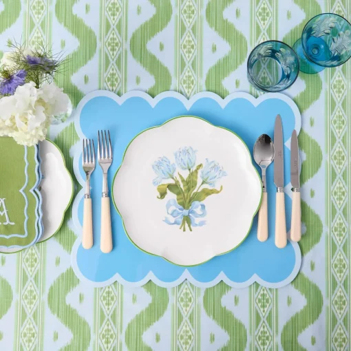 Summer Crockery | Dinner Plates<Mrs. Alice Blue Tulip Dinner Plate