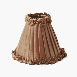 Lampshades<Mrs. Alice Brown Frilled Silk Lampshade (18cm)