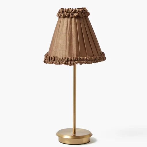 Lampshades<Mrs. Alice Brown Frilled Silk Lampshade (18cm)