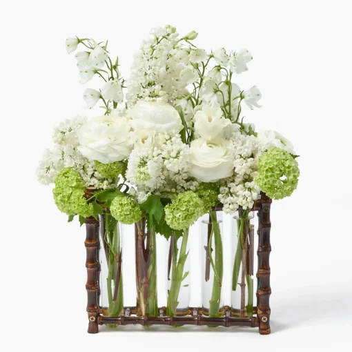 Summer Glassware | Vases<Mrs. Alice Burnt Bamboo Bud Vase