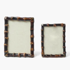 For Her | For The Homemaker<Mrs. Alice Burnt Bamboo Photo Frames (Set of 2)