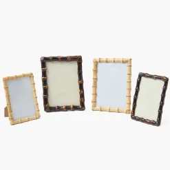 For Her | For The Homemaker<Mrs. Alice Burnt Bamboo Photo Frames (Set of 2)