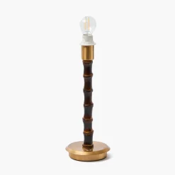 Rechargeable Table Lamps | Summer Lighting<Mrs. Alice Burnt Bamboo Rechargeable Lamp
